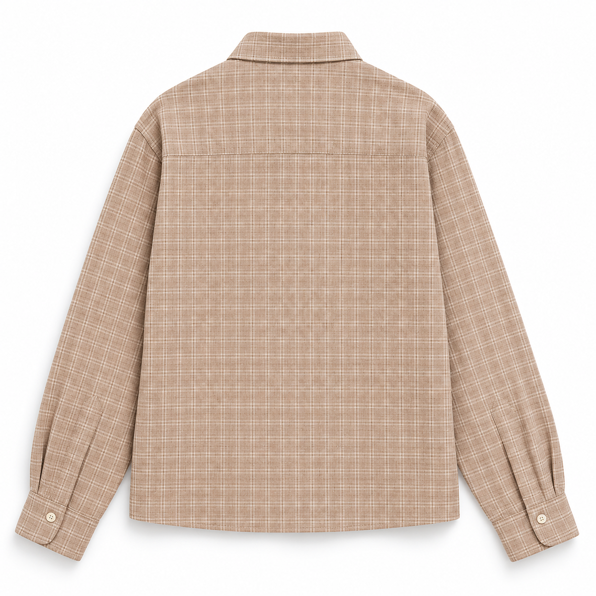 Tear Eye Shirt · Sand Check – Rückansicht