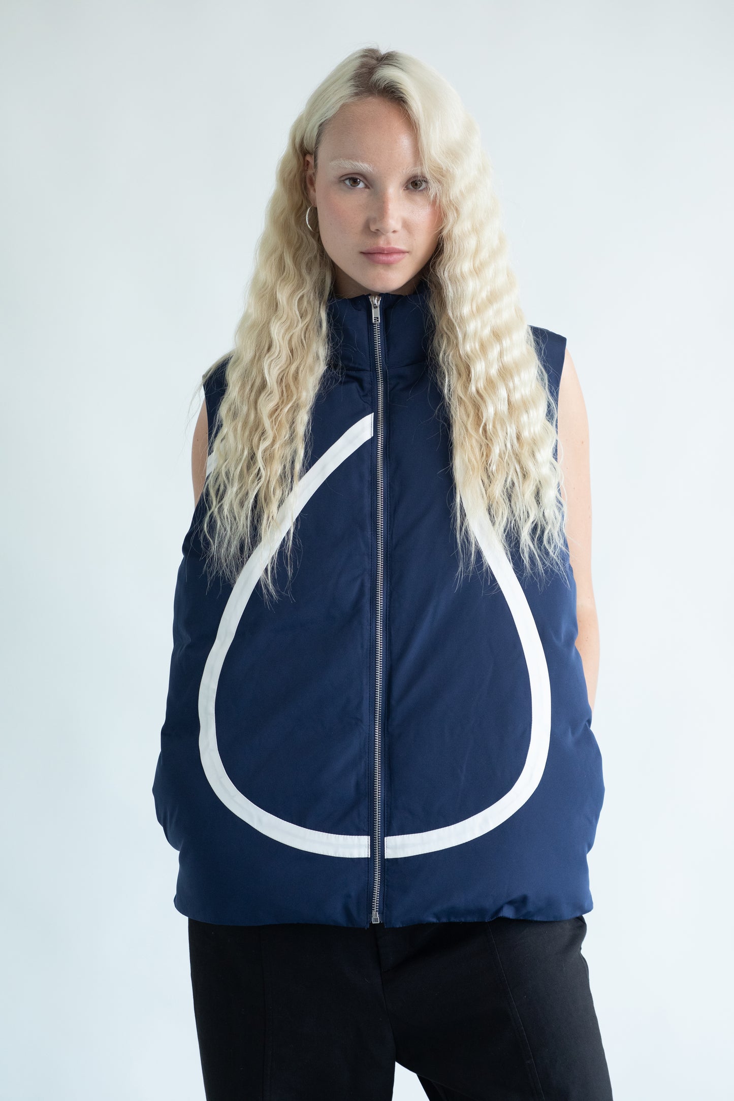 Deep Ocean Puffer Vest