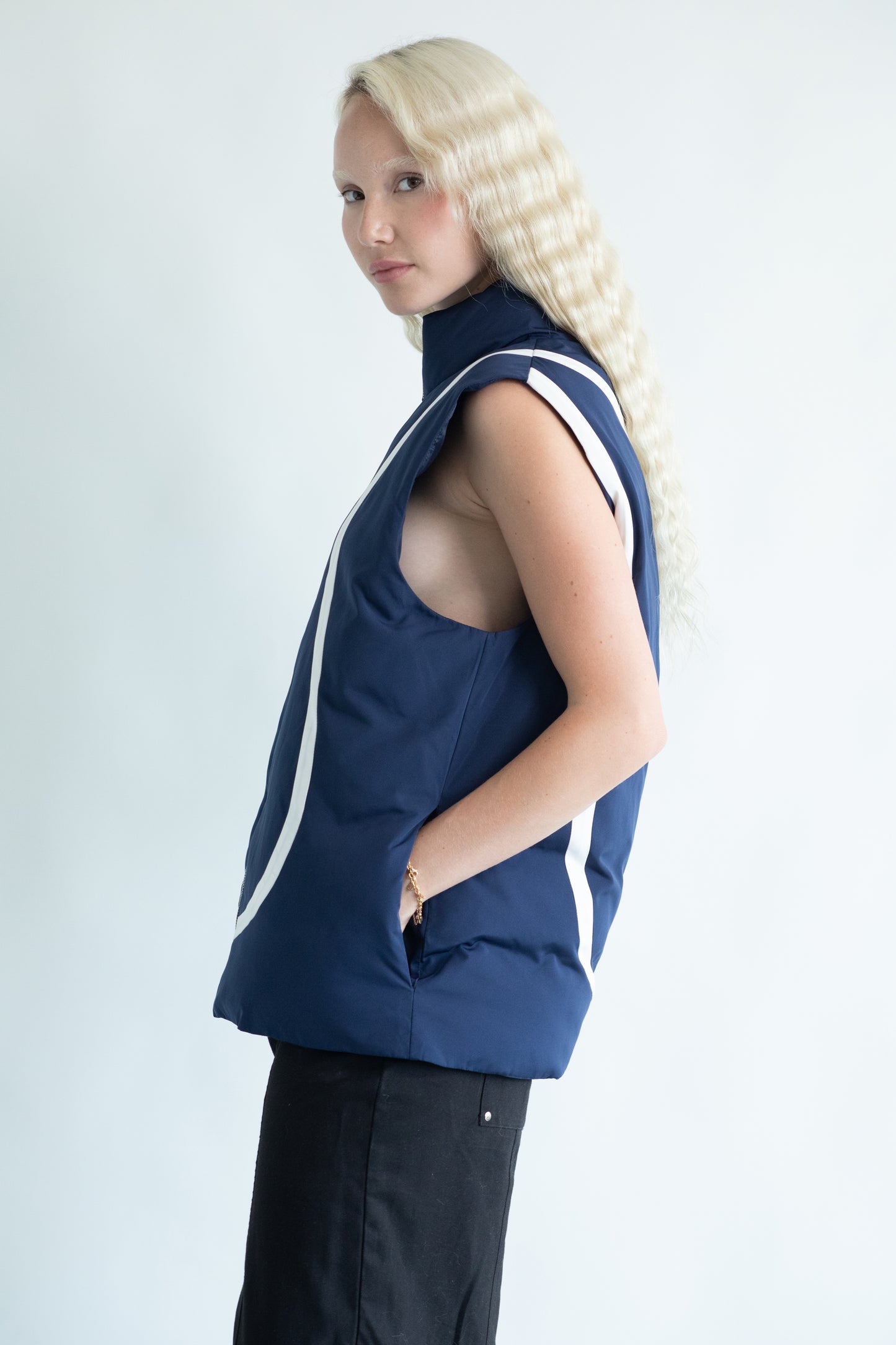 Deep Ocean Puffer Vest