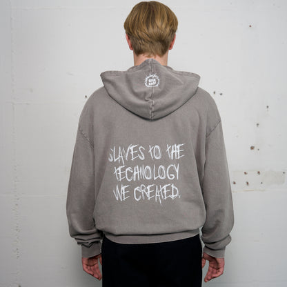 Hoodie Flameheart grey