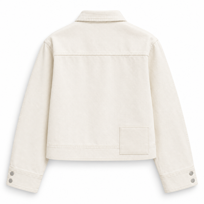 The Truth Denim Jacket · Ivory – Rückansicht