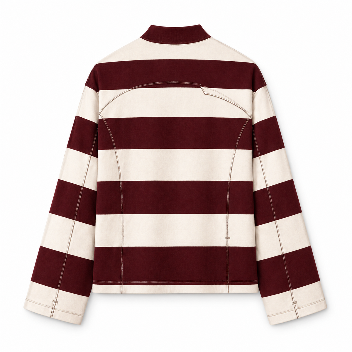 Ivory Longsleeve · Bordeaux – Rückansicht