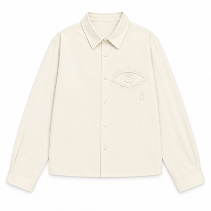 Tear Eye Shirt · Ivory – Vorderansicht
