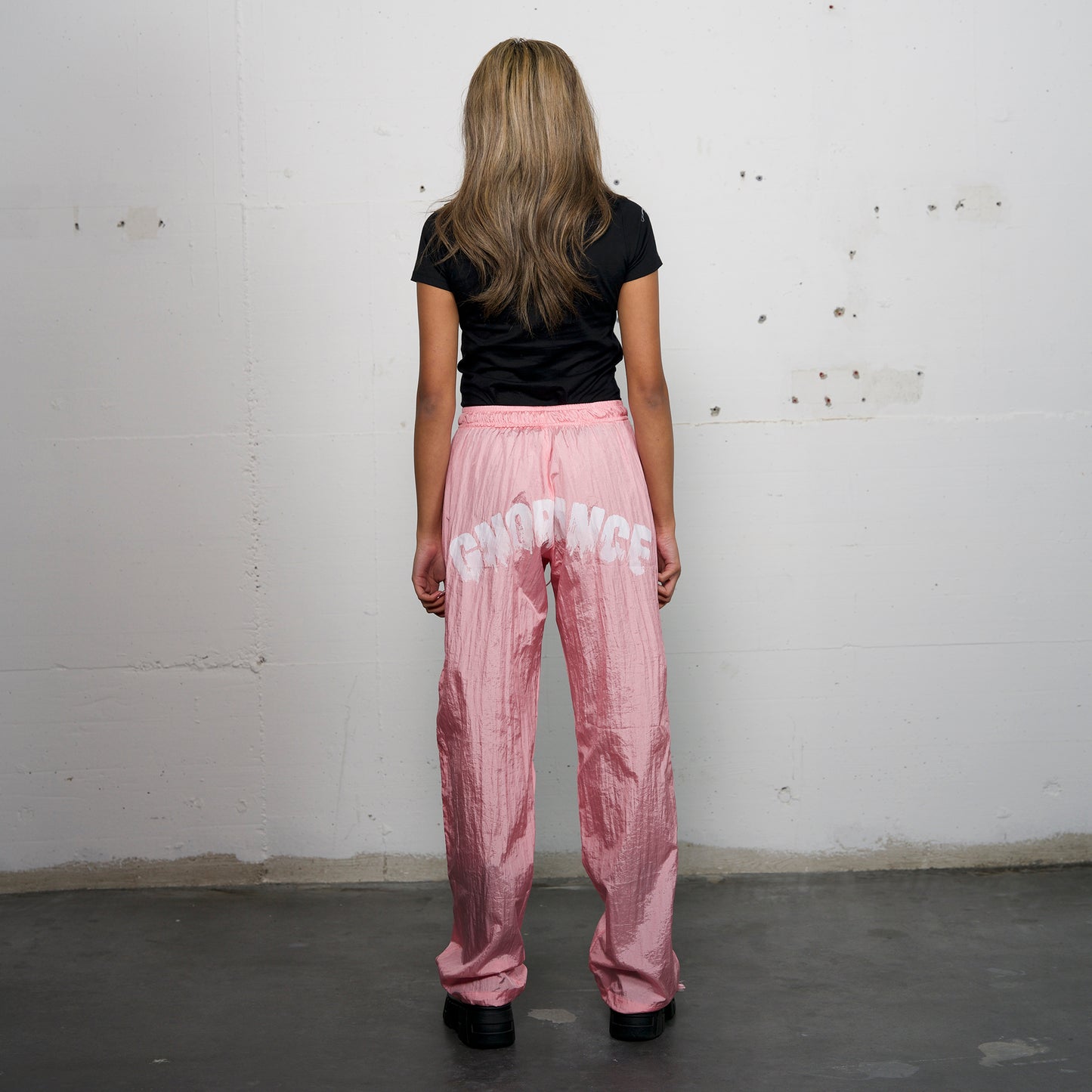 Parachute pants salmon