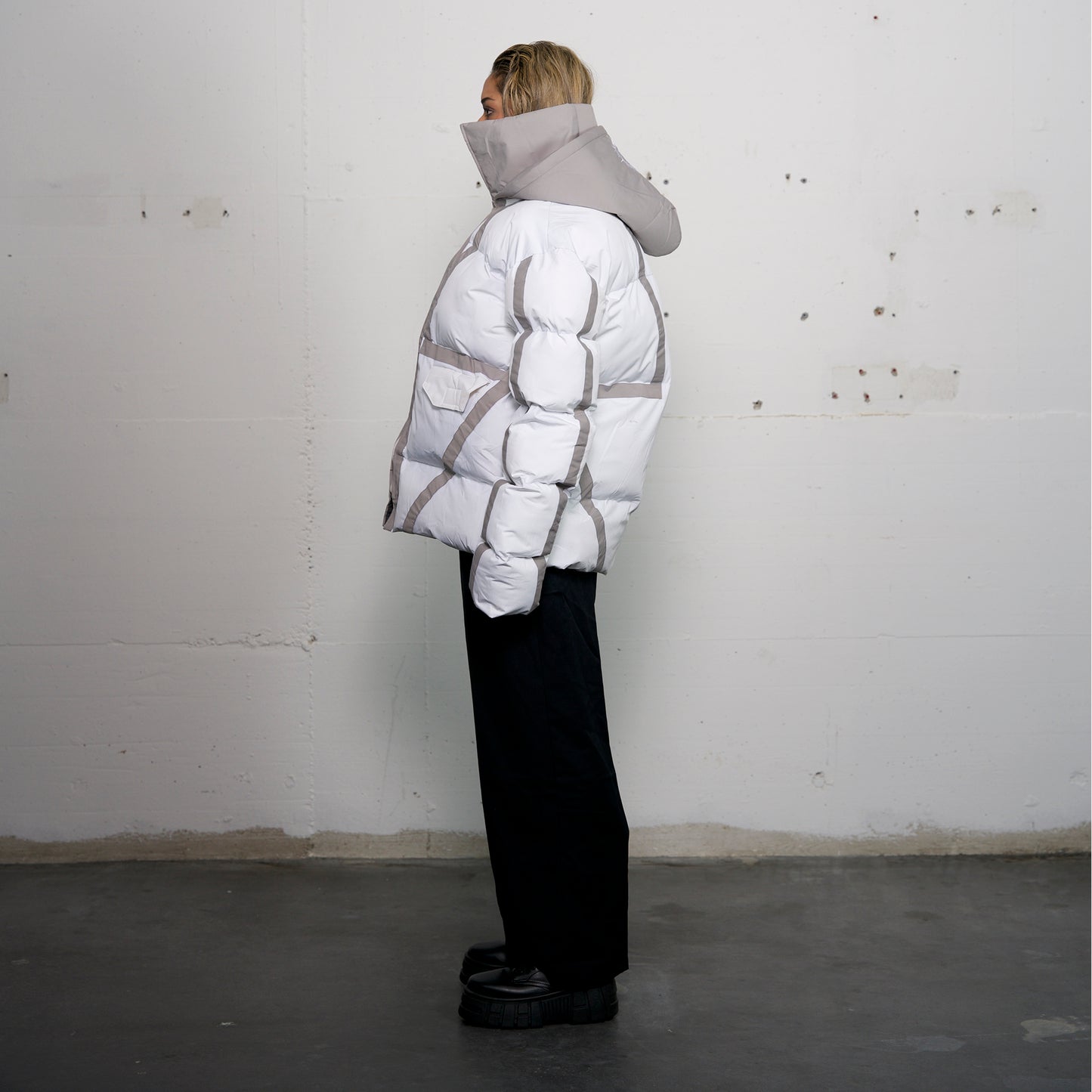 Arctic Shield puffer jacket white