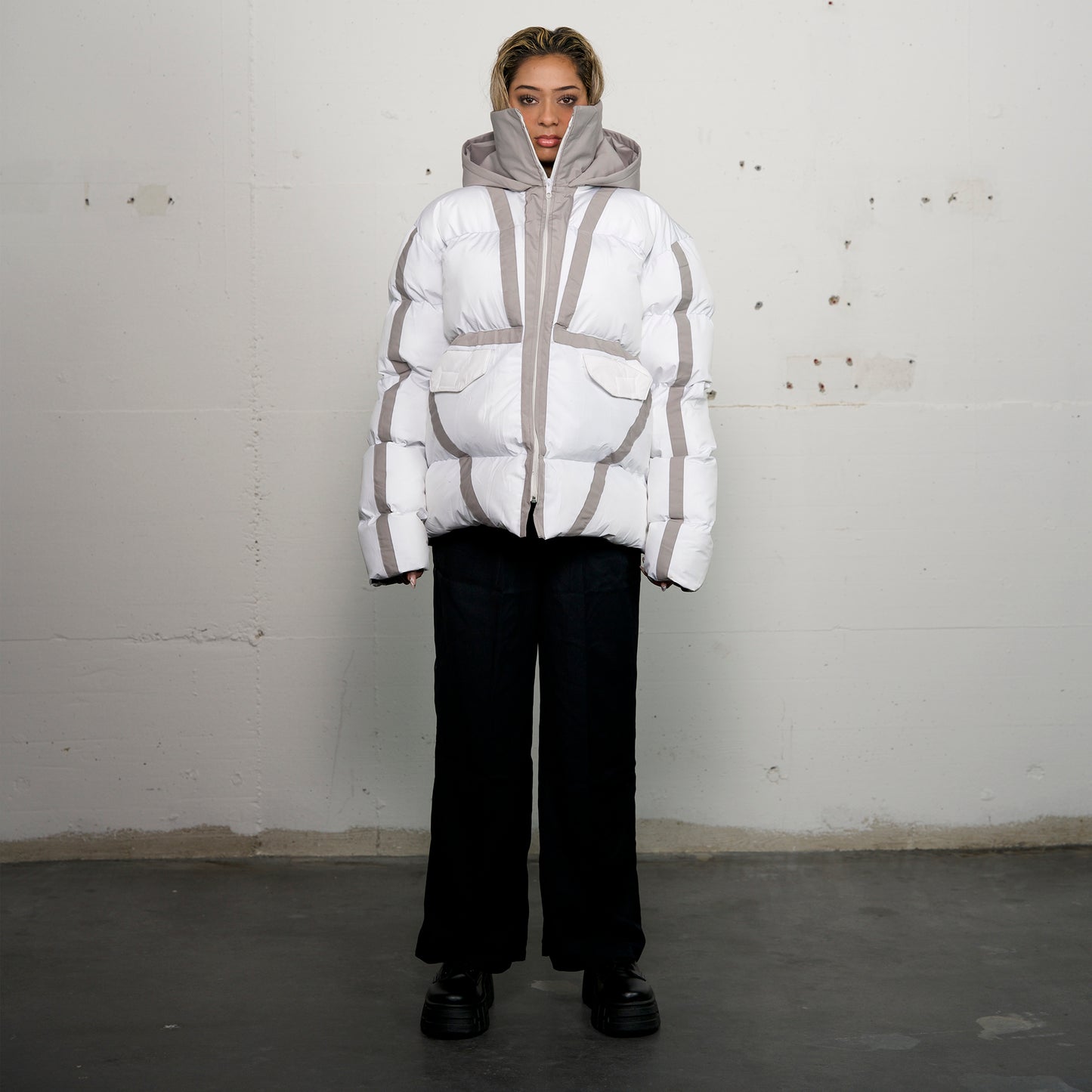 Arctic Shield puffer jacket white